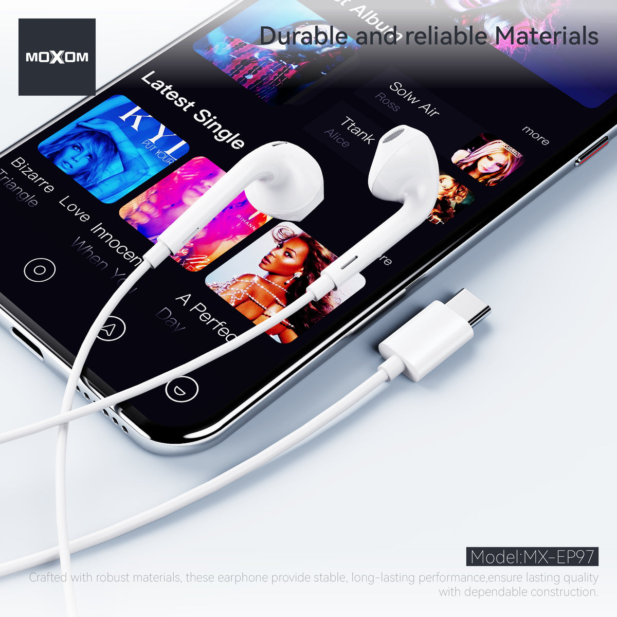 Moxom MX-EP97 G2 Earphones TYPE-C