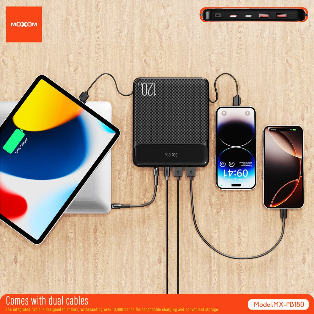Moxom MX-PB180 20000mAh Utopia LCD Power Bank