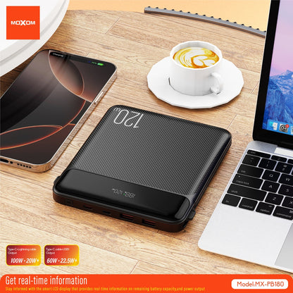 Moxom MX-PB180 20000mAh Utopia LCD Power Bank