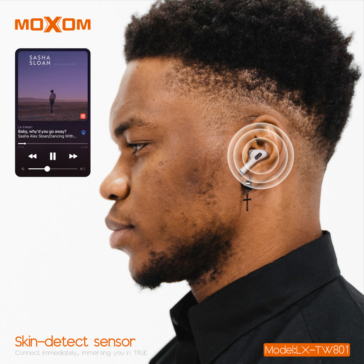 Moxom MX-TW801 TWS Pro Gen 2 Wireless Earbuds