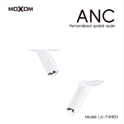 Moxom MX-TW803 TWS Earbuds with ANC – iOS & Android Compatible