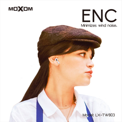 Moxom MX-TW803 TWS Earbuds with ANC – iOS & Android Compatible