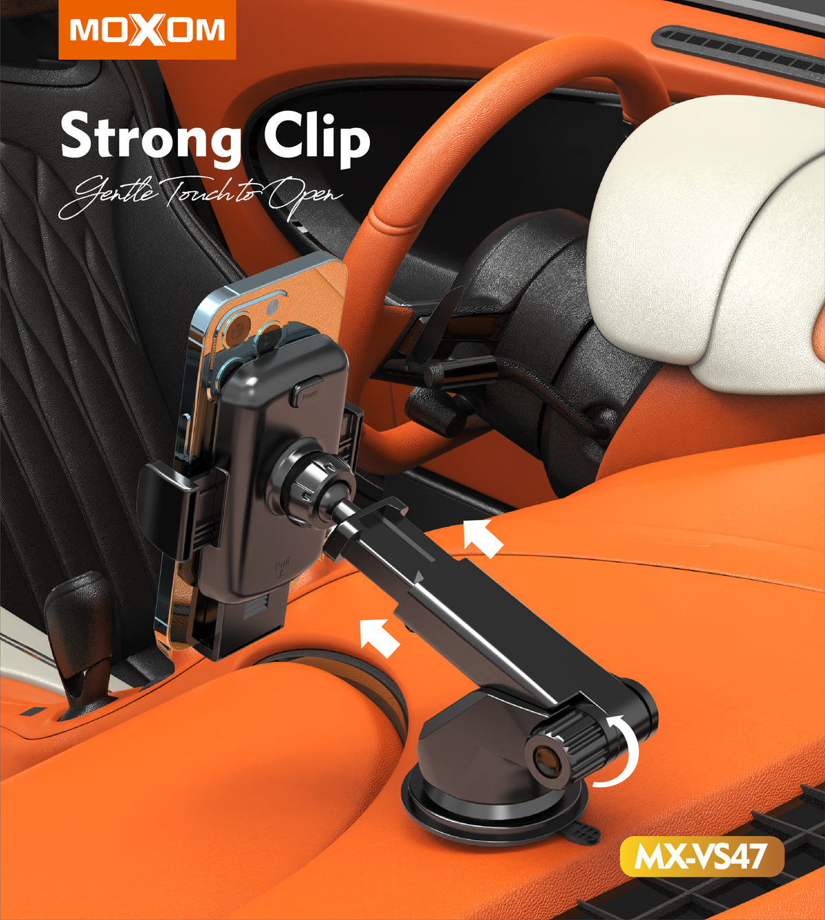 Go-Gear Extendable Phone Mount – MOXOM MX-VS47