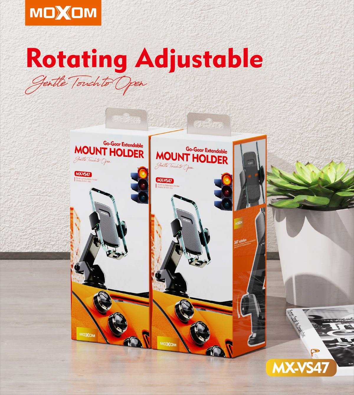 Go-Gear Extendable Phone Mount – MOXOM MX-VS47