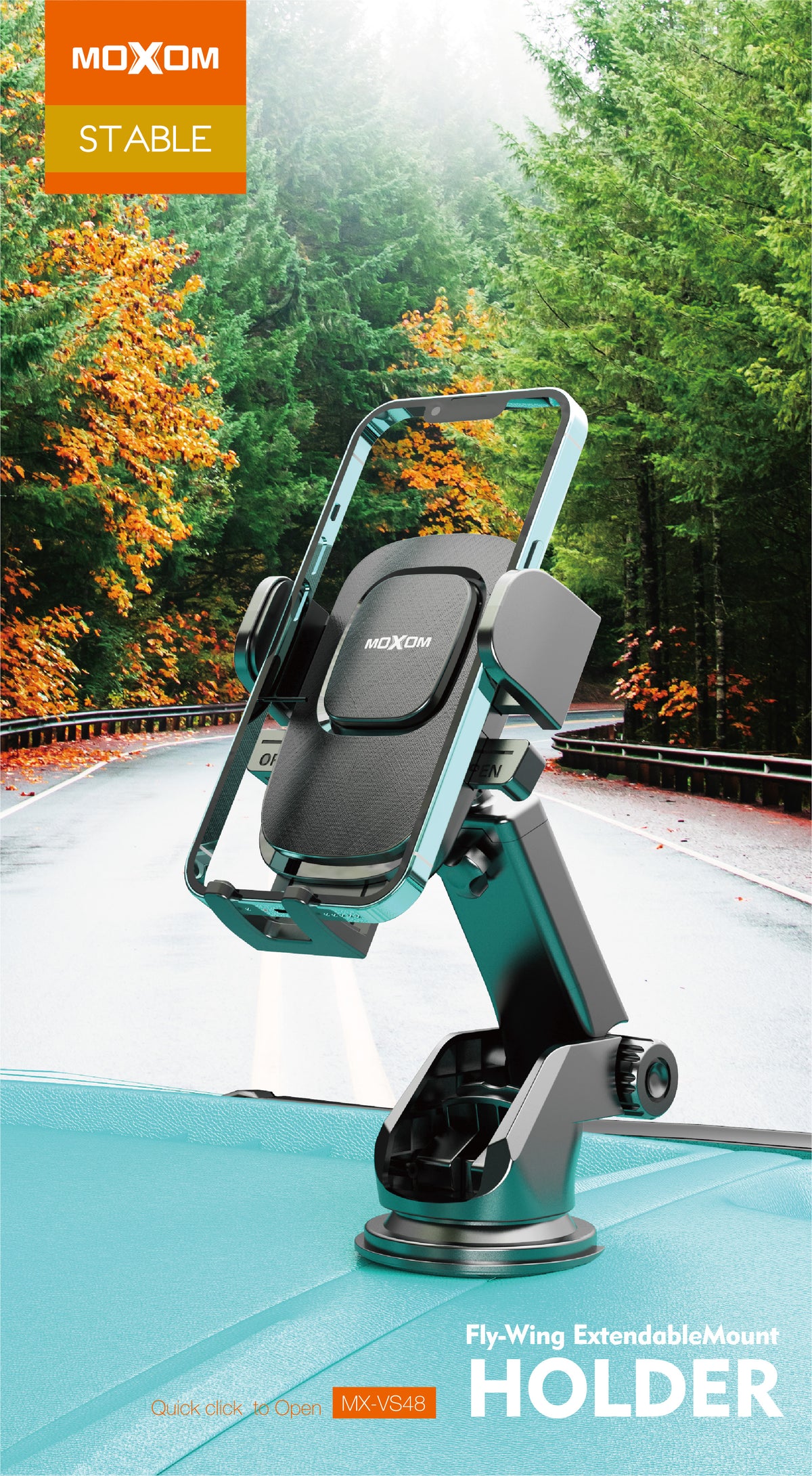 Fly-Wing Extendable Phone Mount – MOXOM MX-VS48