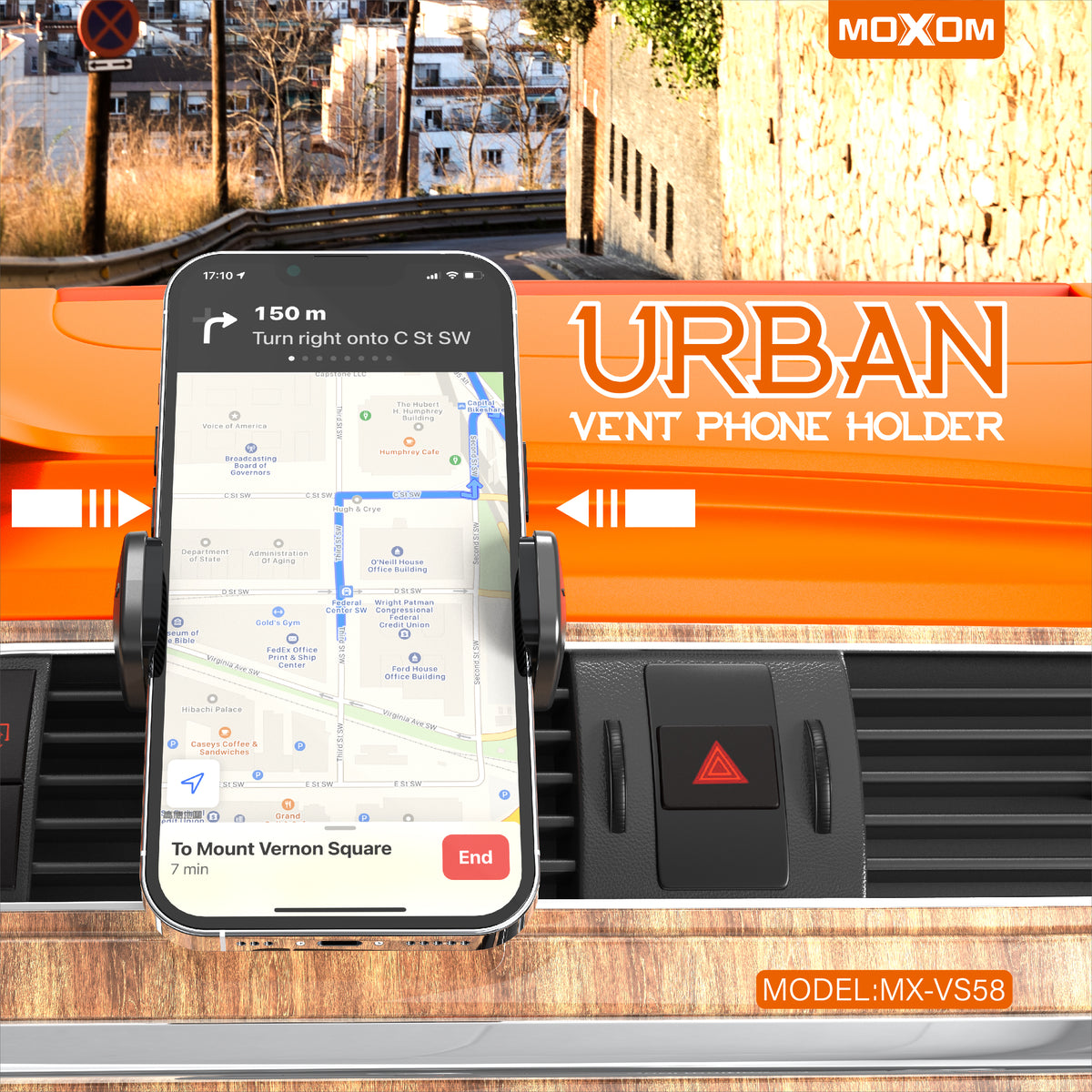Urban Vent Phone Holder – MOXOM MX-VS58