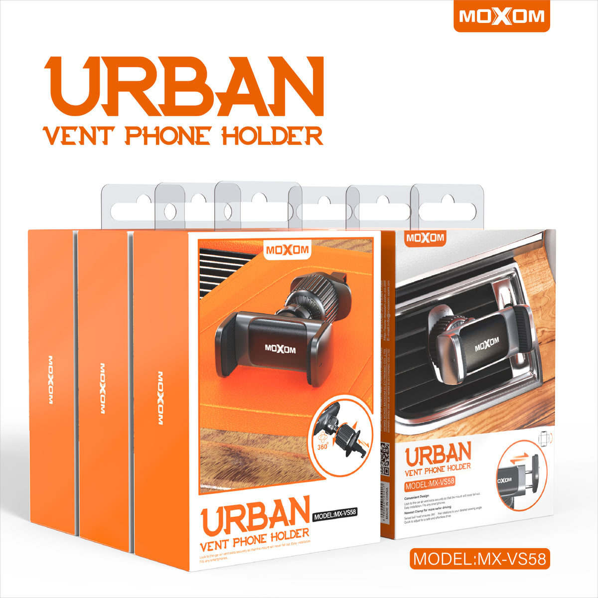 Urban Vent Phone Holder – MOXOM MX-VS58