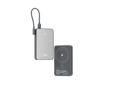 MOXOM MX-PB194 10000mAh Magnetic Power Bank with Kickstand – MagSafe Wireless, 22.5W Fast Charging