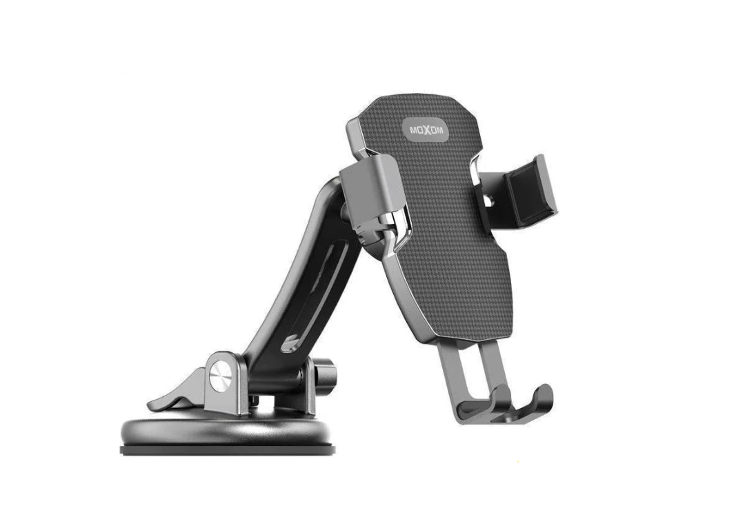 MOXOM MX-VS39 Gravity Car Phone Holder – Auto-Clamp, Suction Mount for Dash & Windscreen, 360°