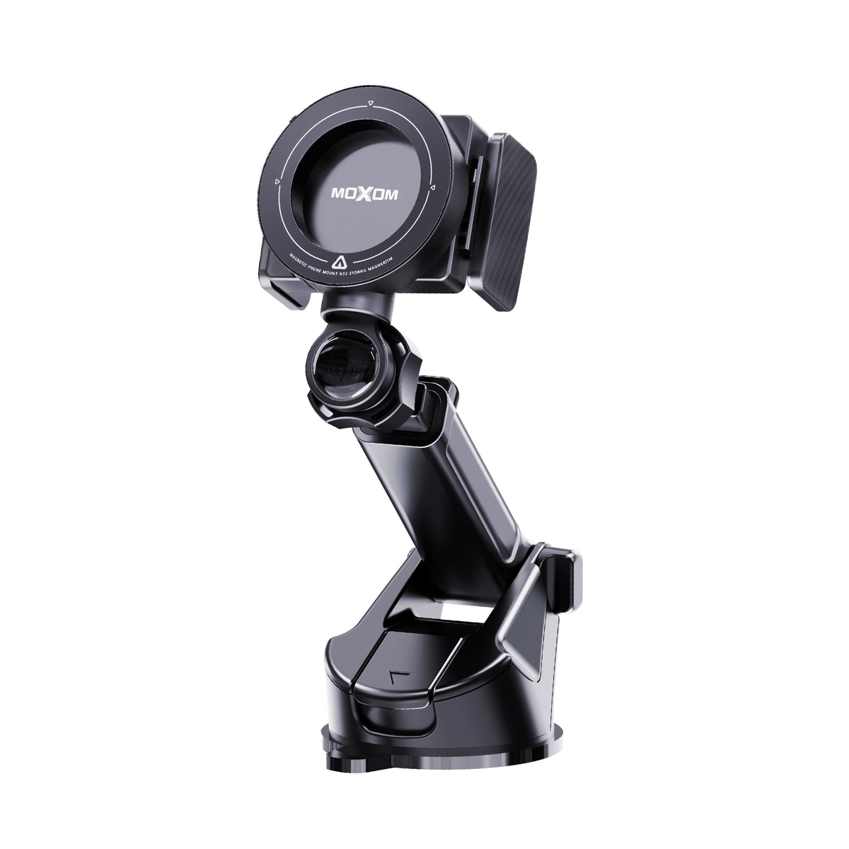 MOXOM MX-VS187 Foldable Magnetic Suction Cup Phone Holder – Dash, Window or Desk, Portrait & Landscape