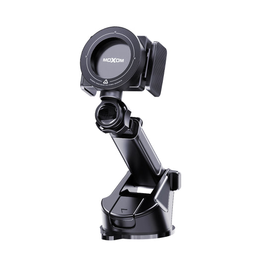 MOXOM MX-VS187 Foldable Magnetic Suction Cup Phone Holder – Dash, Window or Desk, Portrait & Landscape
