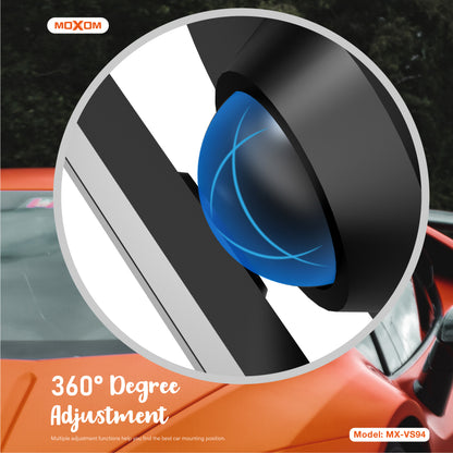 MOXOM MX-VS94 Fortress Mini Magnetic Phone Holder – 4-Magnet Array, Ultra-Compact 21g, Metal Plate Included