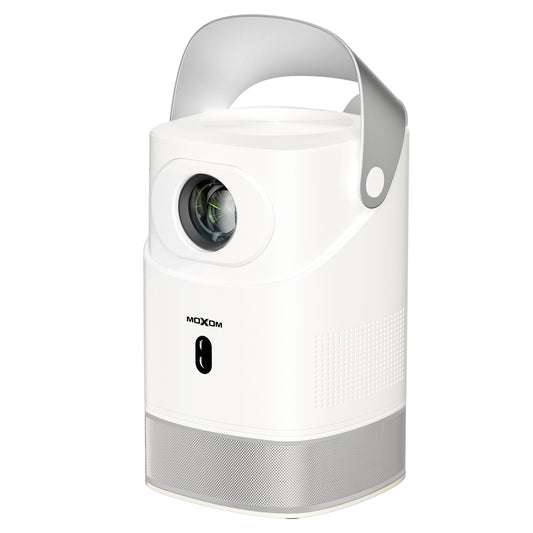 MOXOM MX-PJ09 Smart Projector – Portable Home Cinema, Big-Screen Movies & Gaming, Remote Included