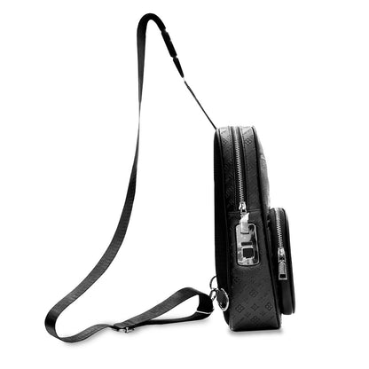 MOXOM MX-BA10 Fingerprint Lock Crossbody Bag – Anti-Theft Business Sling Bag, Keyless Security