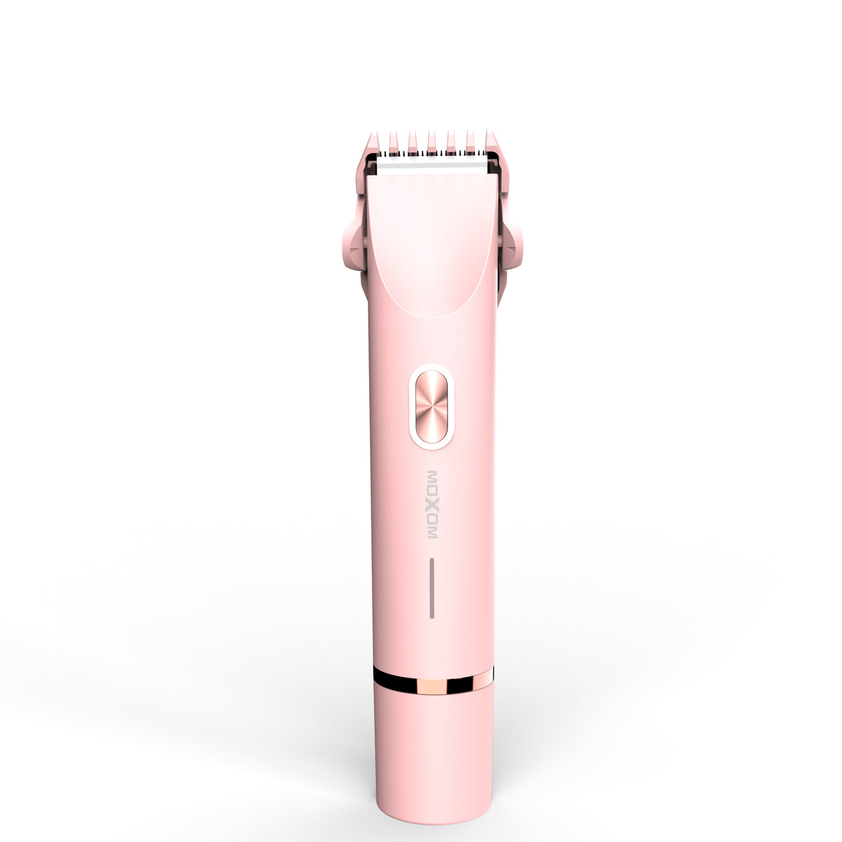 MOXOM MX-ER13 Wet & Dry Electric Hair Clipper & Trimmer – IPX7 Waterproof, Dual-Head, Cordless Type-C Rechargeable (Pink)