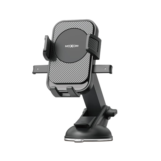 MOXOM LX-VS823 Extendable Dashboard Phone Holder – Wide 52-86mm Clamp, Adjustable Reach, Non-Slip