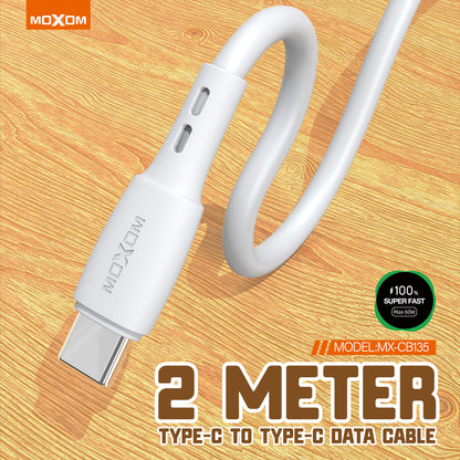 Moxom MX-CB135 60W PD USB-C to USB-C Fast Charging Cable (2m)