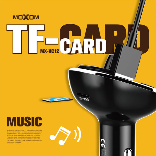 Moxom MX-VC12 Bluetooth 5.0 FM Transmitter