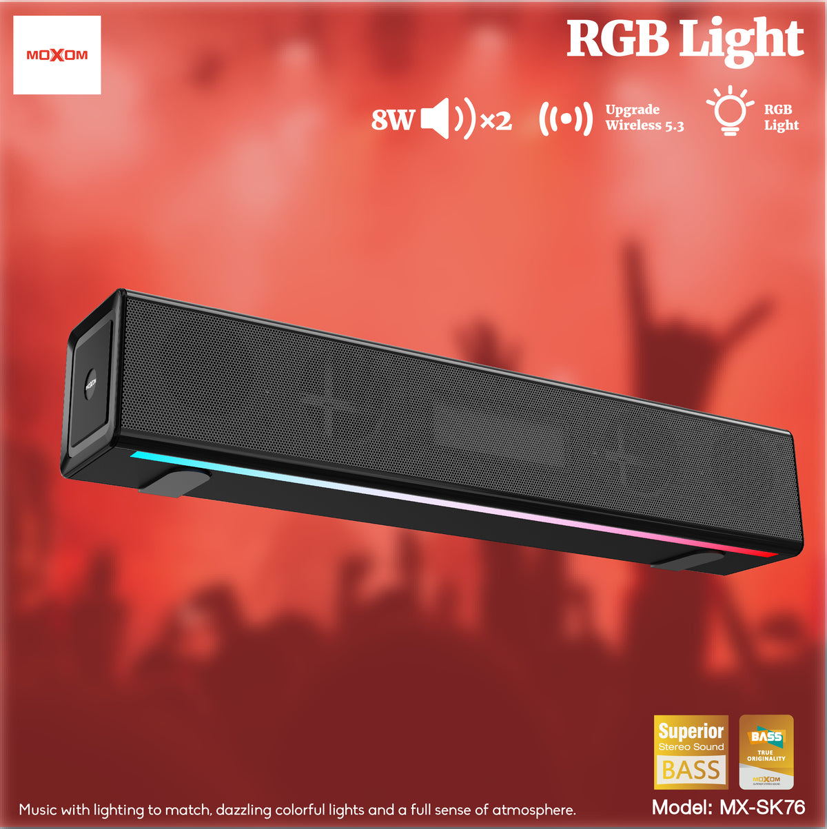 Moxom MX-SK76 Bluetooth Speaker