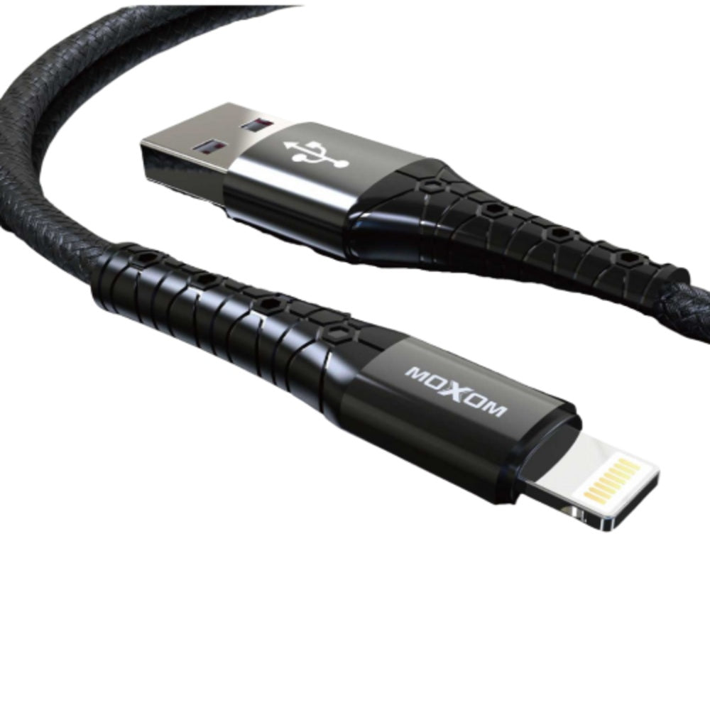 Moxom CB-31 Lightning Fast Charging Cable 2.4A Speed with LED Light