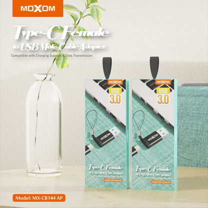 MOXOM MX-CB144AP USB-C Female to USB-A Male Adapter - Fast Charging