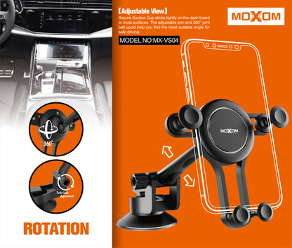 Moxom MX-VS04 Secure Suction Cup Phone Holder