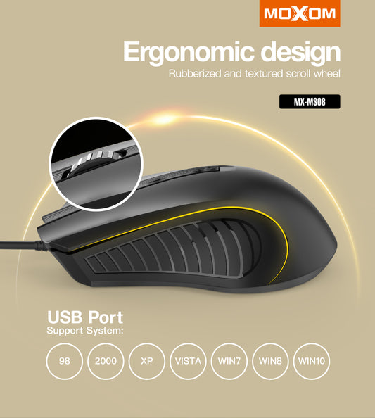 Moxom MX-MS08 Elite Wired Mouse