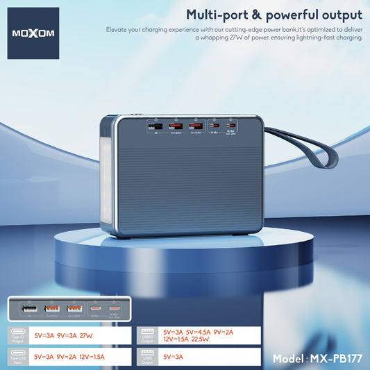 Moxom MX-PB177 60000mAh High-Capacity Power Bank