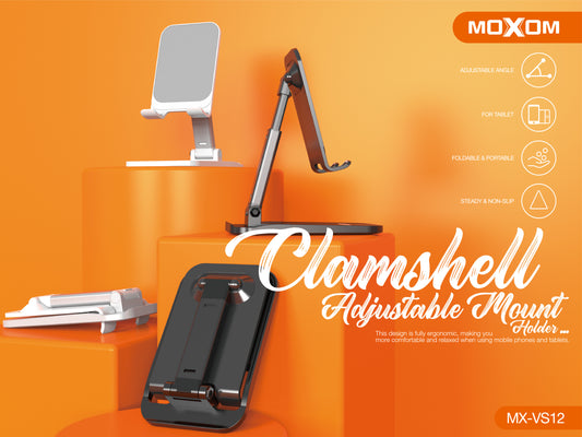 Moxom MX-VS12 Clamshell Adjustable Desktop Phone Holder