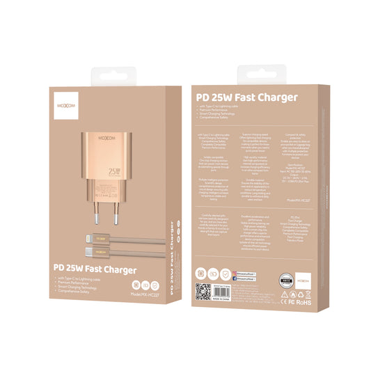Moxom MX-HC227 Gold Desert 22.5W Fast Charger