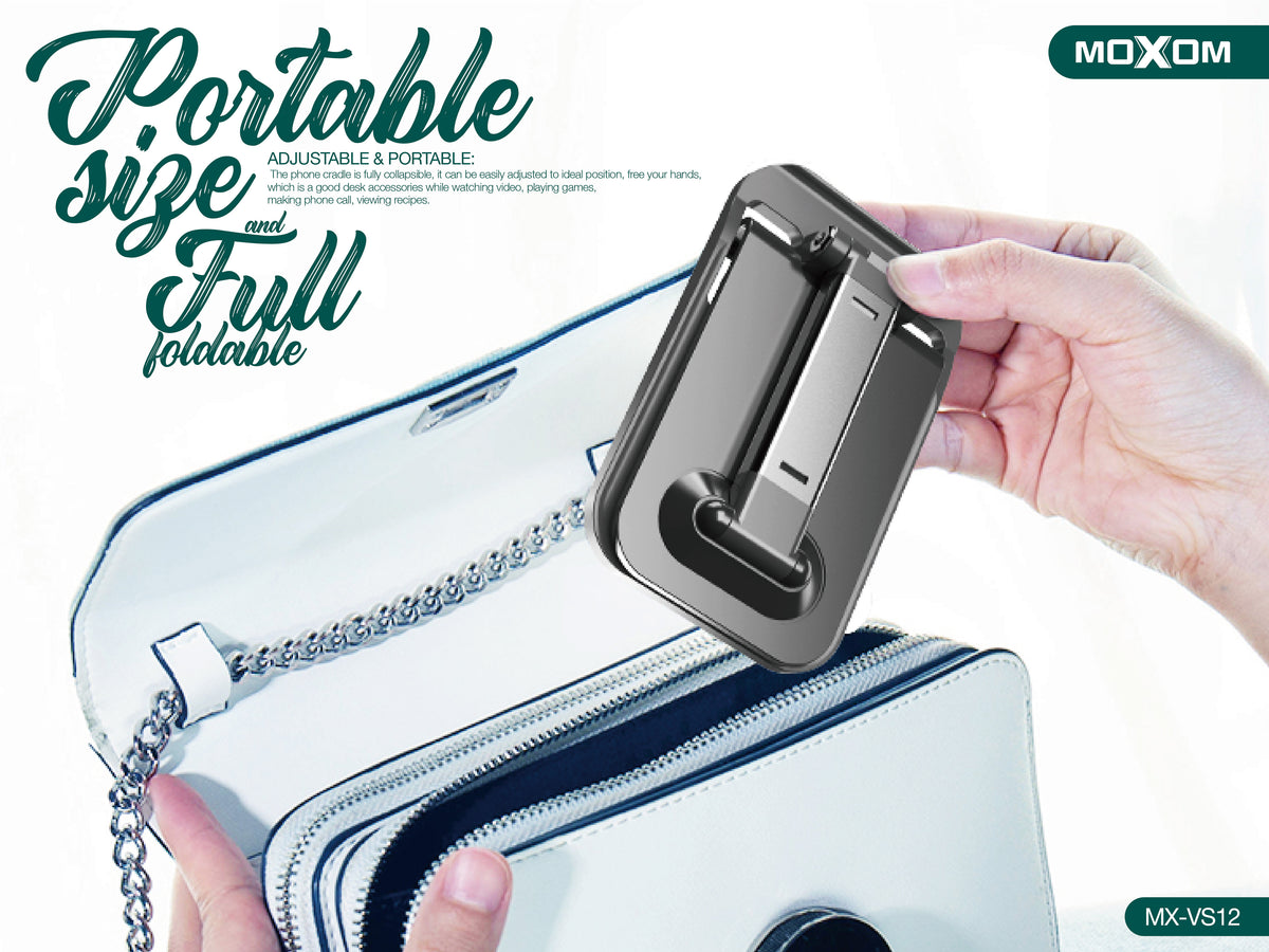 Moxom MX-VS12 Clamshell Adjustable Desktop Phone Holder