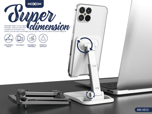 Moxom MX-VS12 Clamshell Adjustable Desktop Phone Holder