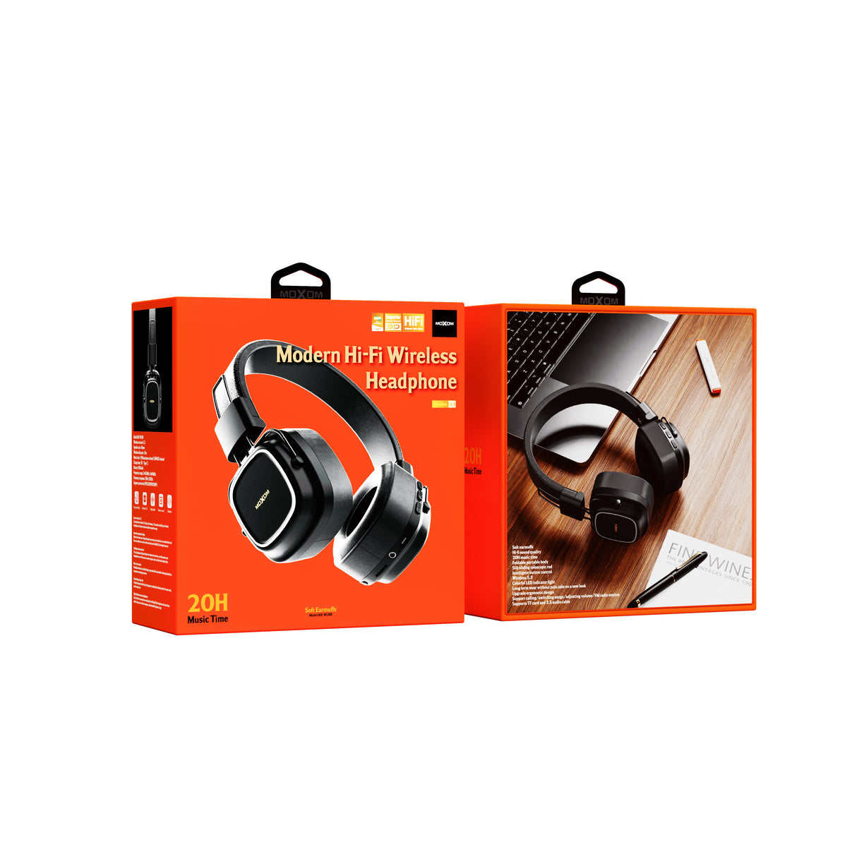 Moxom MX-WL88 Wireless Bluetooth Headphones Hi-Fi