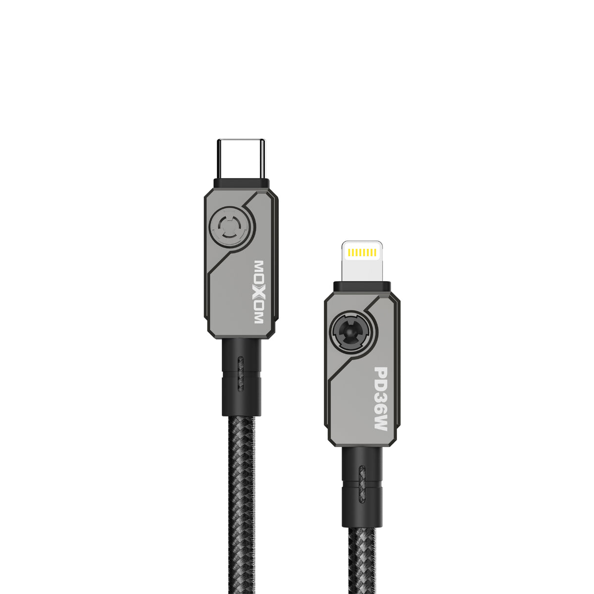 MOXOM MX-CB252 36W PD USB-C to Lightning LED Fast Charging Cable