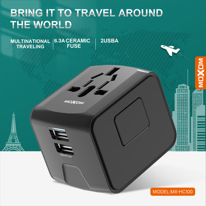 Multi Nation Travel Adapter Moxom HC100