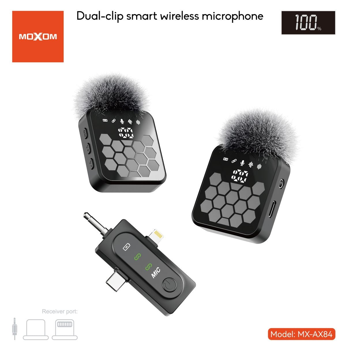 Moxom MX-AX84 Wireless Microphone