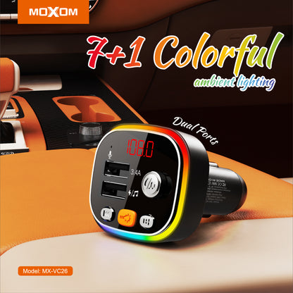 Moxom MX-VC26 Bluetooth 5.0 FM Transmitter