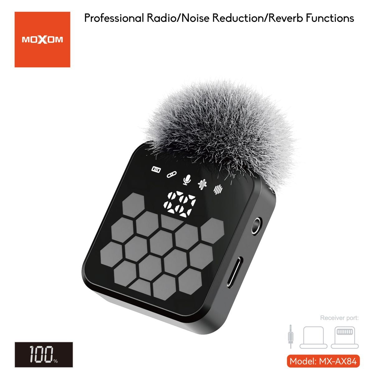 Moxom MX-AX84 Wireless Microphone