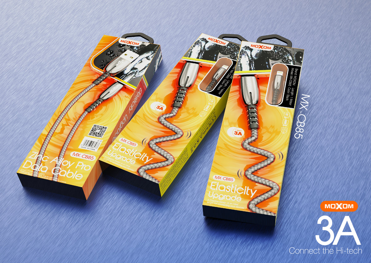 MOXOM MX-CB85 3A Fast Charging USB-A to Type-C Cable