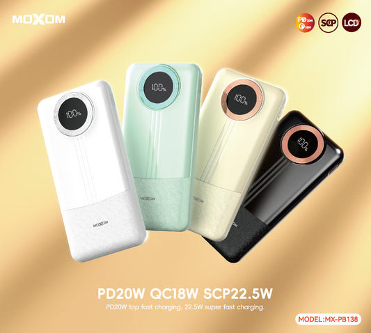 Moxom Fast Charging Power Bank 10000mAh MX-PB138