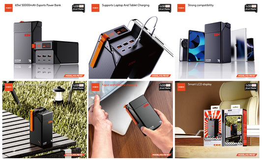 Moxom MX-PB187 50000mAh 65W PD Powerbank for Laptop