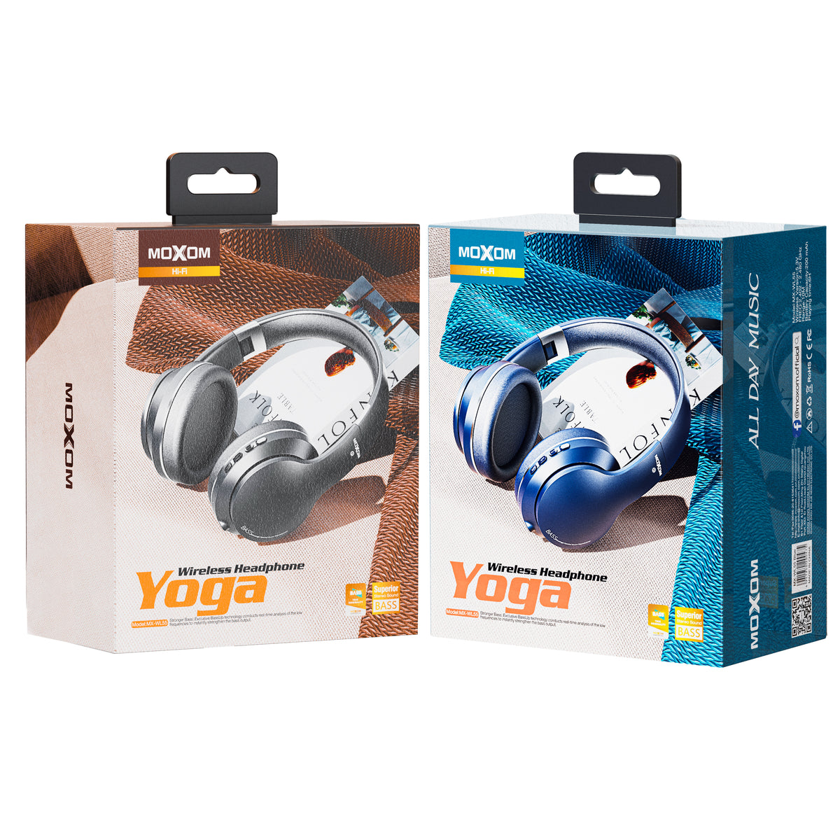 Moxom MX-WL55 Yoga Wireless Bluetooth 5.3 Headphones