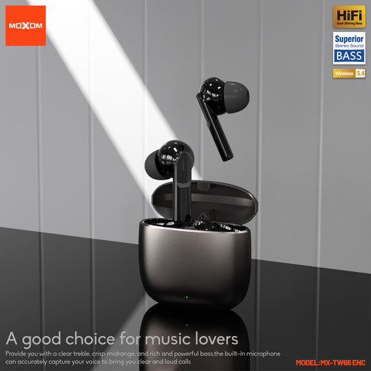 Moxom MX-TW66 ENC True Wireless Earbuds