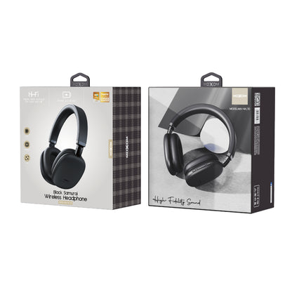 Moxom MX-WL70 Black Samurai Wireless Headphones