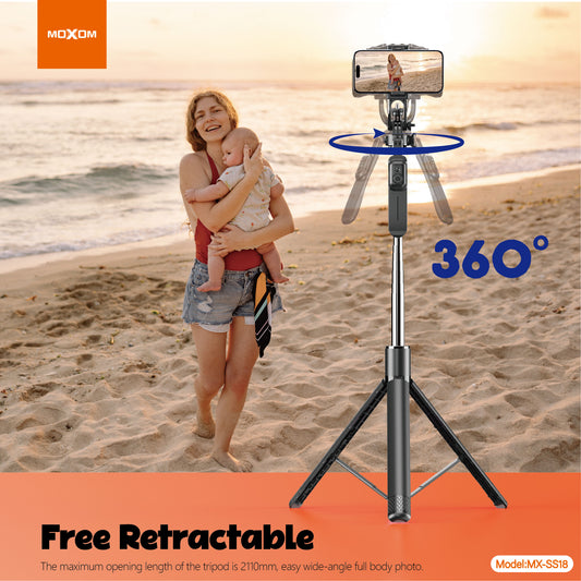 Moxom MX-SS18 Selfie Stick TRIPOD