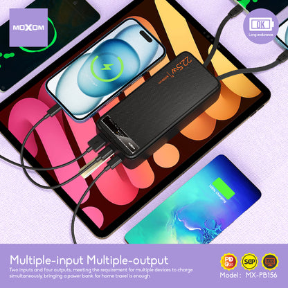 Moxom 30000mAh Fast Charging Power Bank PB156