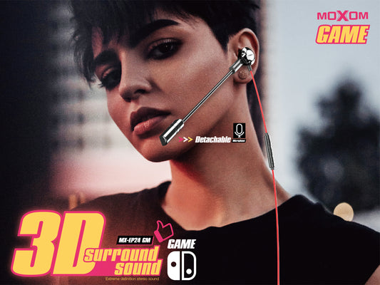 Moxom MX-EP24 GM Pilot Game Wired Earphone