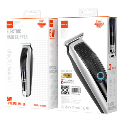 MOXOM MX-ER10 Electric Shaver & Beard Trimmer – Rechargeable, Compact, Travel-Friendly
