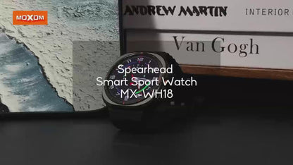 MOXOM MX-WH18 Smartwatch – Bold 2.1" HD Display, Bluetooth Calling, Multi-Sport & Wellness Tracking
