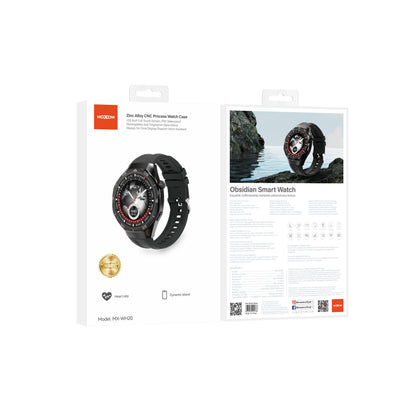 MOXOM MX-WH20 Sports Smart Watch – NFC Supported, Fitness Tracking, Call & Message Alerts, Black